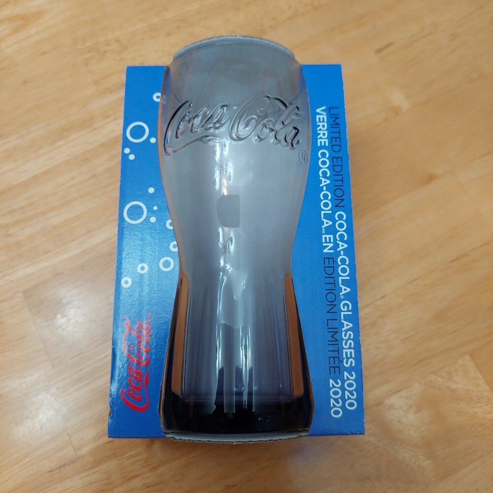 Mc Donald's Coca Cola Limited Edition 2020 Collectors Glass - Purple